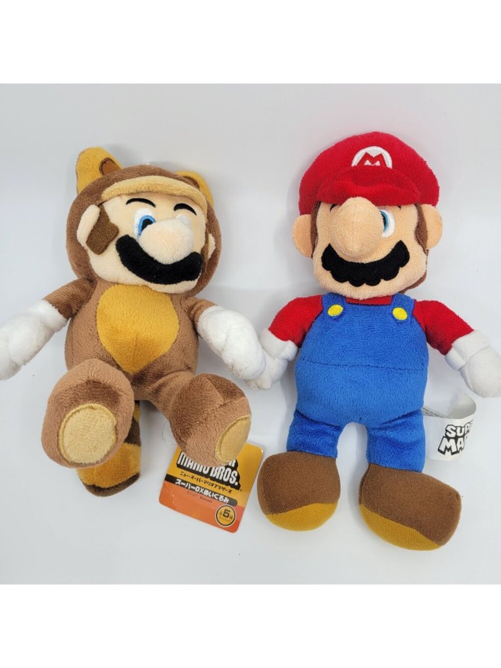 Nintendo Super Mario Plush Lot Little Buddy Super DX Tanooki Raccoon